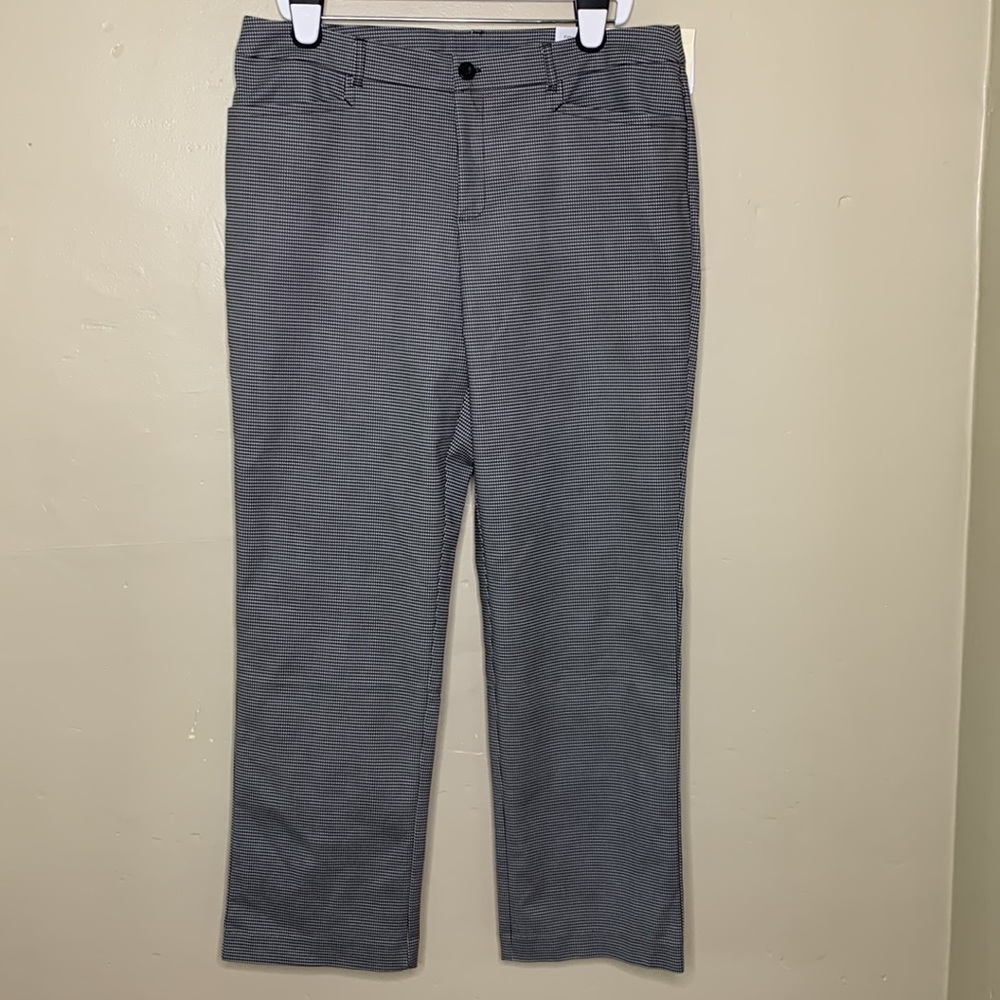 CHRISTOPHER & BANKS Pants Tan THE PERFECT PANT Trouser Shaped Fit Mid-Rise 14